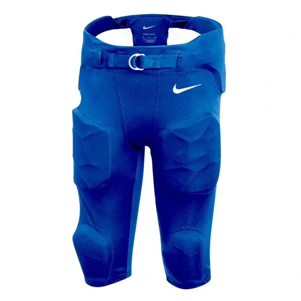NWT Boys Nike Dri Fit Blue Football Pants - Picture 1 of 5